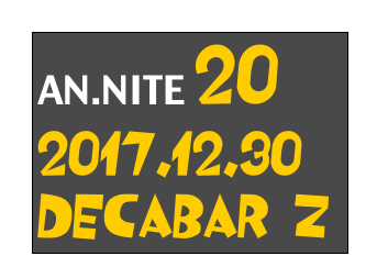 AN.NITE 20
2017.12.30
Decabar Z