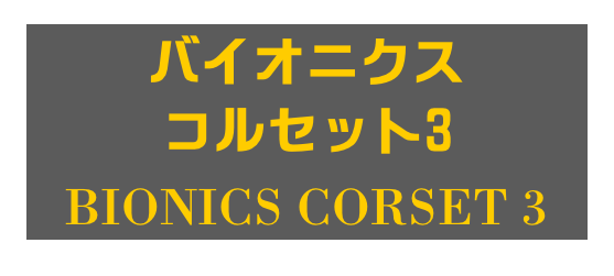 バイオニクス
コルセット3
BIONICS CORSET 3